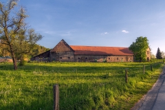 Gut Nesselrath im Sonnenuntergang - Leichlingen