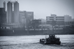 Rheinschifffahrt am Chempark - Leverkusen