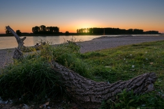 Sonnenuntergang in Hitdorf - Leverkusen