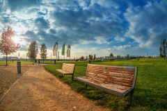 Bank im Neulandpark - Leverkusen