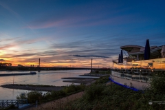 Sonnenuntergang am Rhein - Leverkusen
