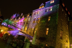 Schloss Burg illuminiert - Solingen